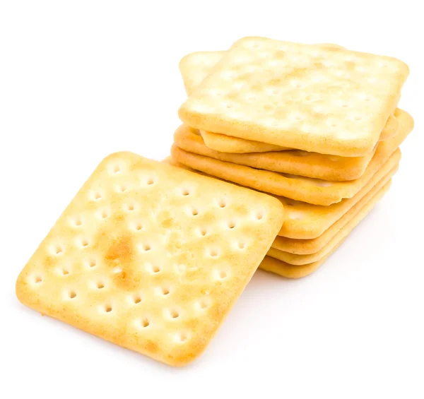 Cracker on white background — Stock Photo, Image