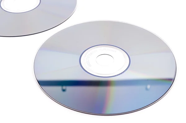 白い背景上の cd-rom — ストック写真