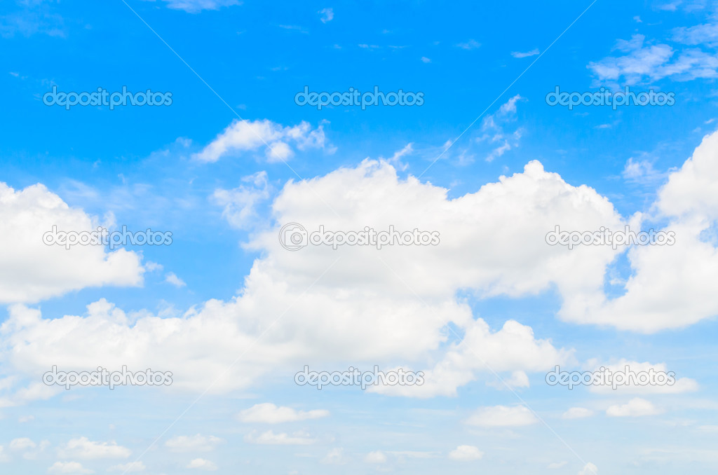 White cloud and bluesky