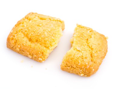 beyaz arkaplanda çerezler