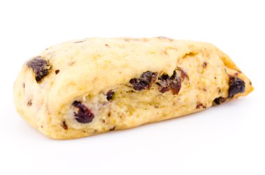 Scone on white background clipart