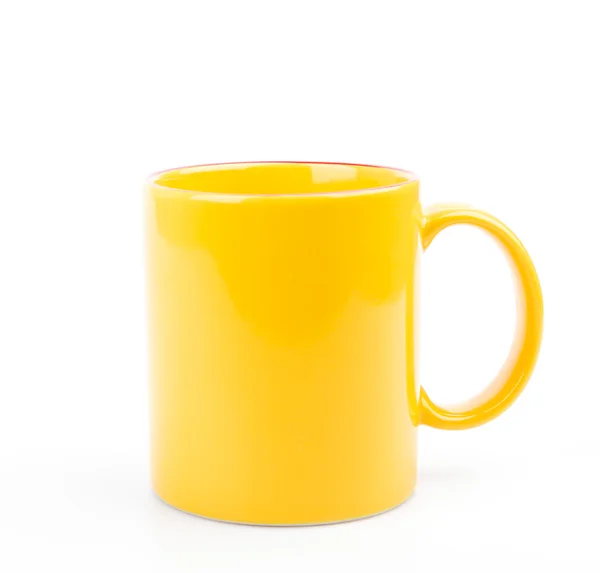 黄色杯子 — 图库照片