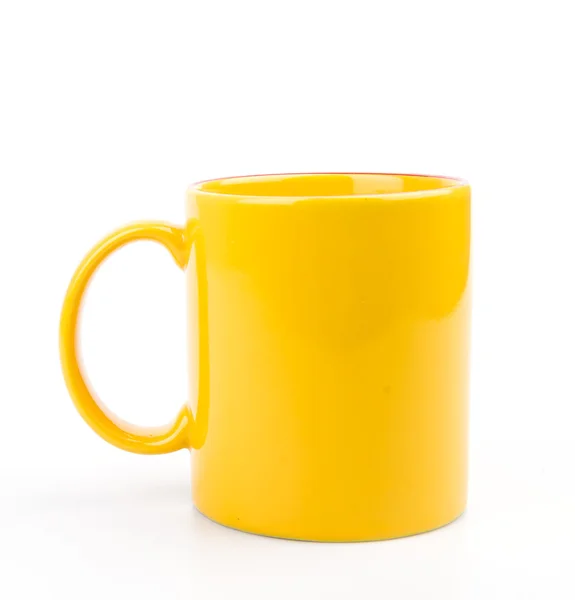 Yellow cup — Stock Photo, Image