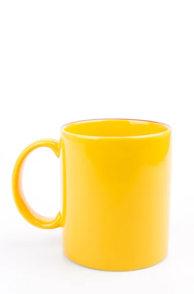 Yellow cup — Stock Photo, Image