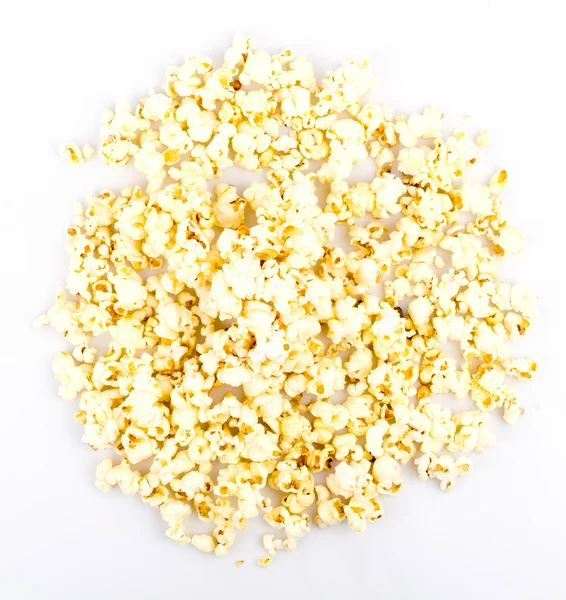 Popcorn on white background — Stock Photo, Image