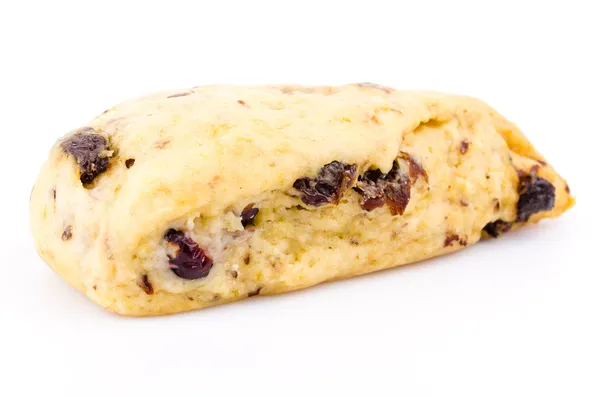 Scone auf weißem Hintergrund — Stockfoto