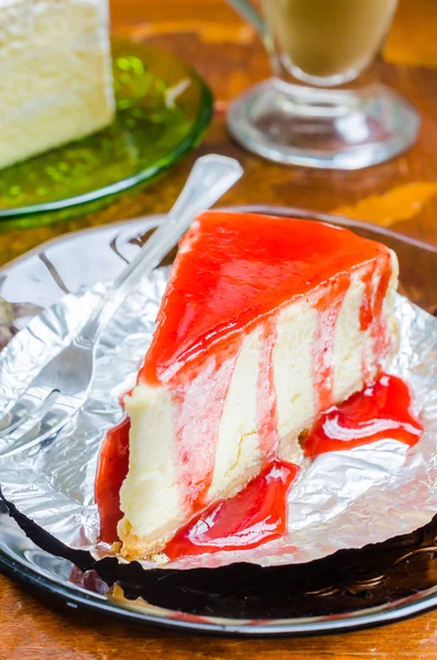 Käsekuchen — Stockfoto