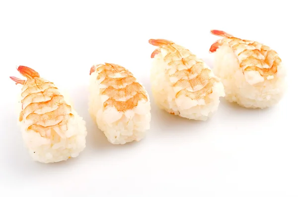 Camarones sushi — Foto de Stock