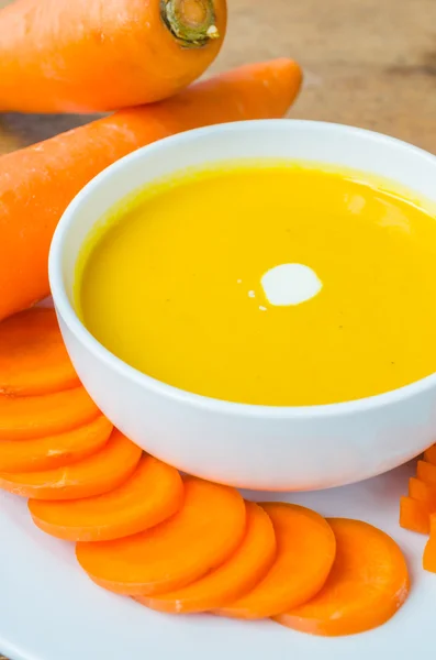 Моркви суп — стокове фото