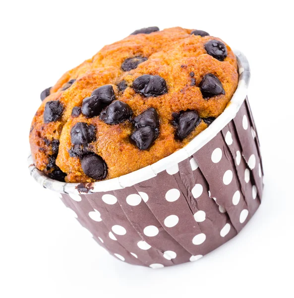 Chocolate chips cupcake — Stock Photo, Image