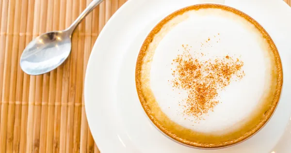 Hot cappuccino — Stock Photo, Image