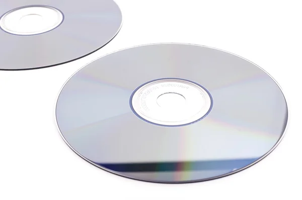 白い背景の上の cd — ストック写真