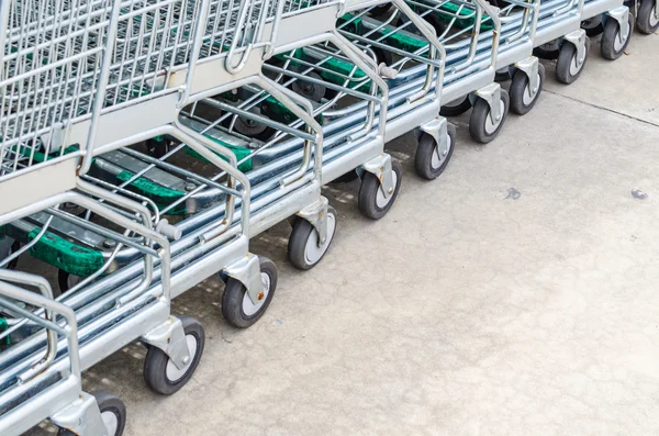 Wheel shopping cart — Stock Photo, Image