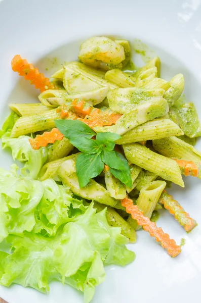 Pesto pastasås — Stockfoto