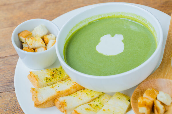 Spinach soup