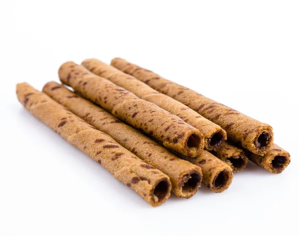 Chocolate rolled — Stock Photo, Image