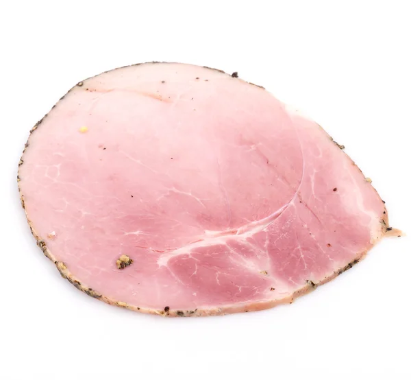 Ham with black pepper — Stock Photo, Image