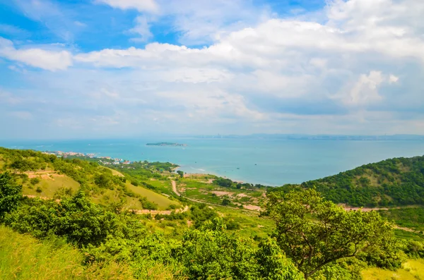 Ilha vista superior na província de pattaya — Fotografia de Stock