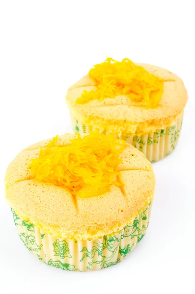 Cupcake Gold Eigelb Faden — Stockfoto