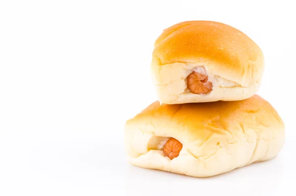 Sausage bread — Stock Photo, Image