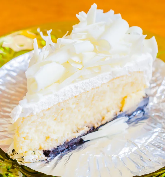 White cheese cake — Stock Photo, Image