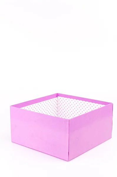 Caixa roxa — Fotografia de Stock