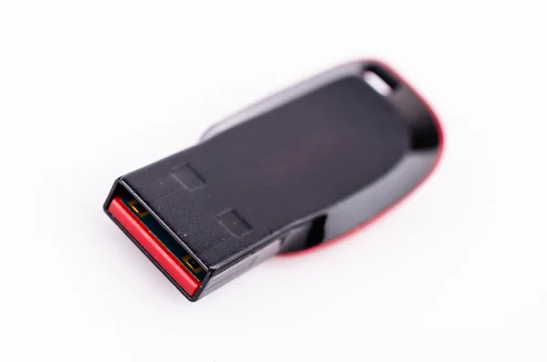 USB sobre fundo branco — Fotografia de Stock