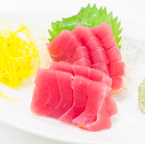 Verse rauwe runa sasimi, sushi — Stockfoto