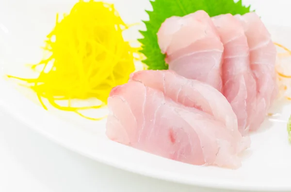 Witte baars sasimi, sushi — Stockfoto