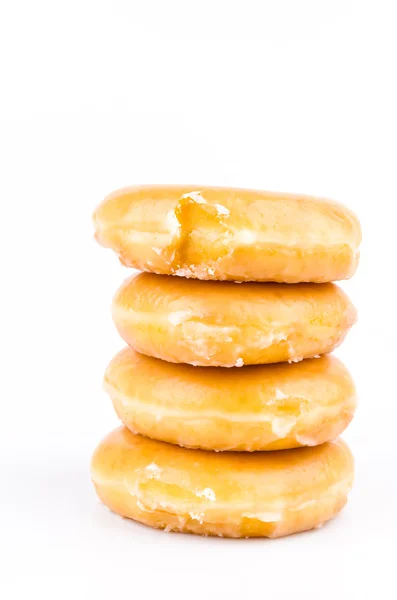 Donut auf isoliertem weißem Hintergrund — Stockfoto