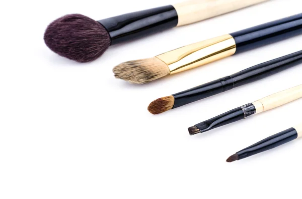 Cosmetic brush on white background — Stock Photo, Image