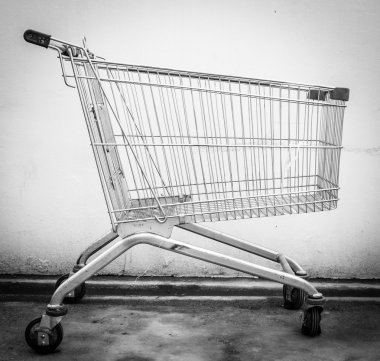Alışveriş arabası.
