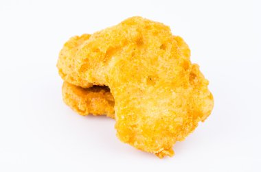 Beyaz arkaplanda külçeler