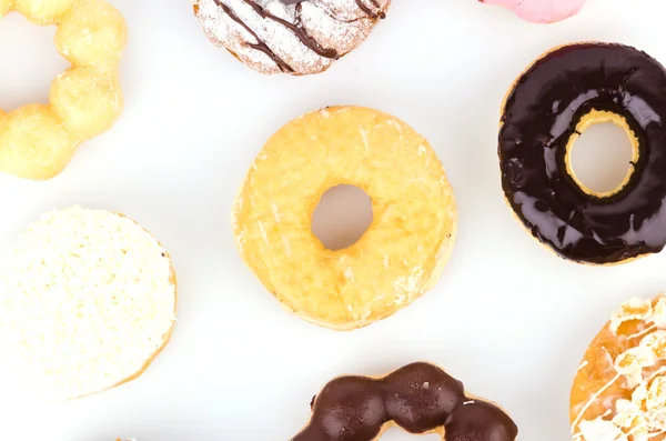 Donut no fundo branco — Fotografia de Stock