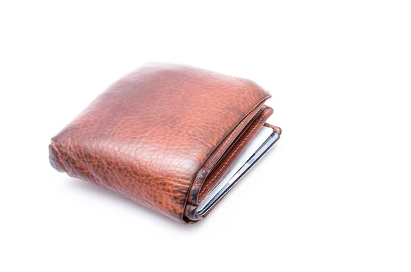 Wallet on white background — Stock Photo, Image