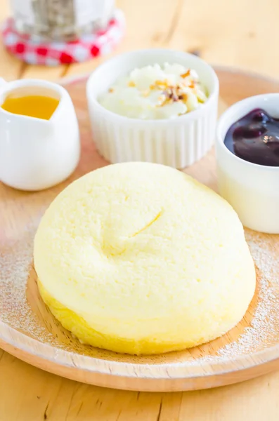 Pudding ost dessert — Stockfoto