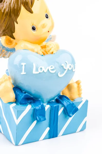 A toy with words I love you — Stock Photo, Image