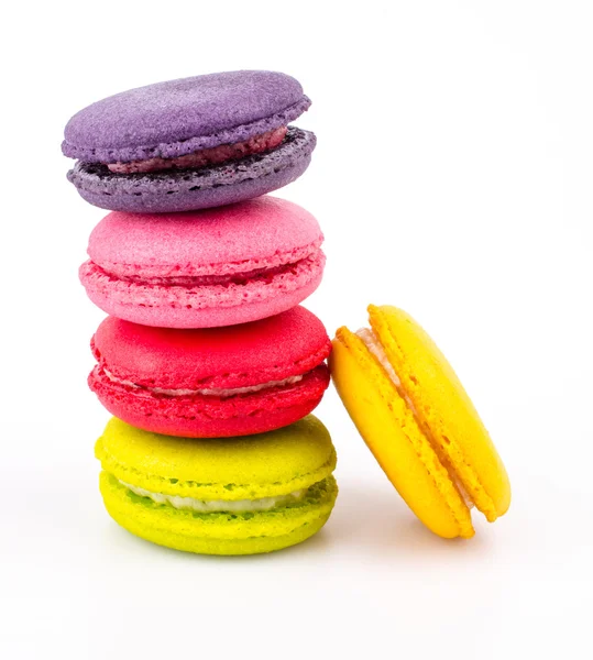 Renkli acıbadem kurabiyesi — Stok fotoğraf