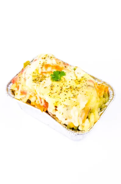 Lasagne skaldjur — Stockfoto