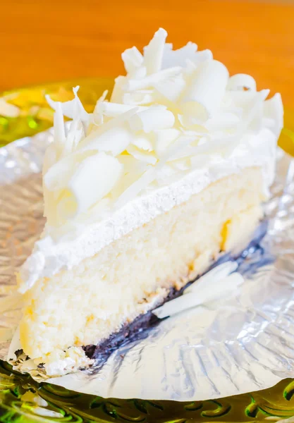 White cheese cake — Stock Photo, Image