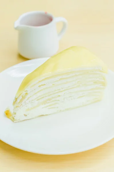 Tarta de crepe de fresa — Foto de Stock