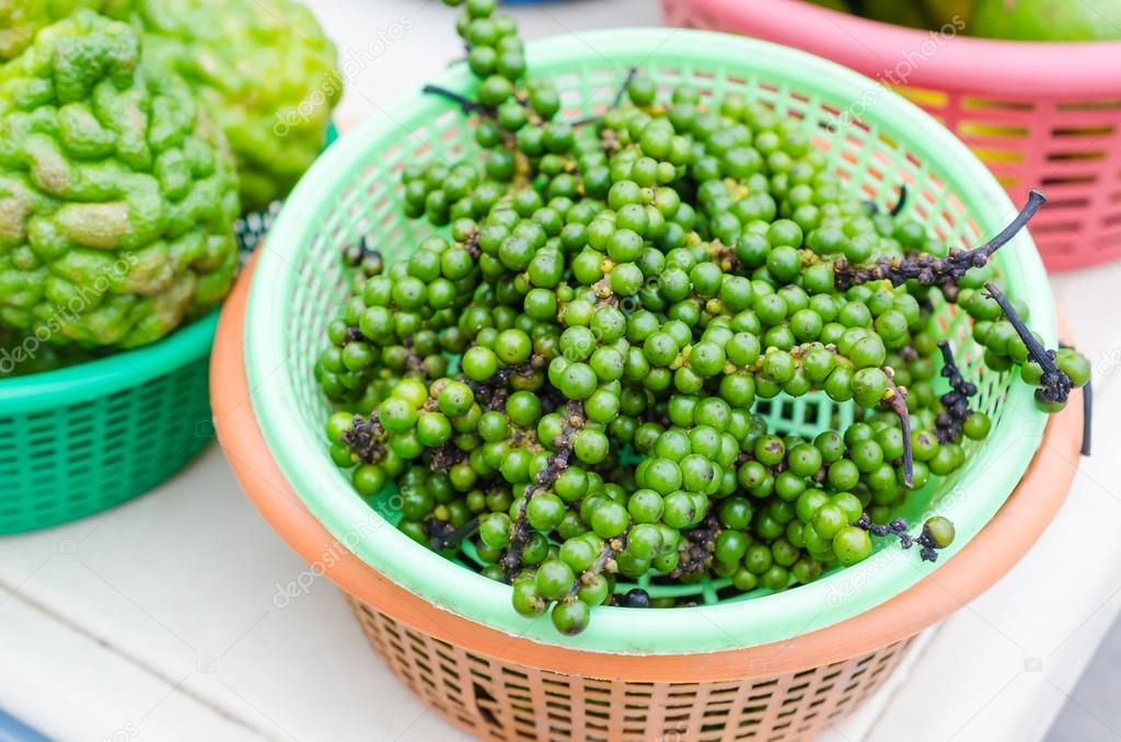 Fresh black pepper — Stock Photo © mrsiraphol 36234589