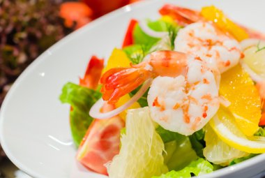 karides salatası