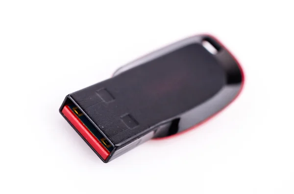 USB sobre fundo branco — Fotografia de Stock