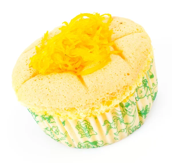 Cupcake Gold Egg Yolks Thread — Stock Photo, Image