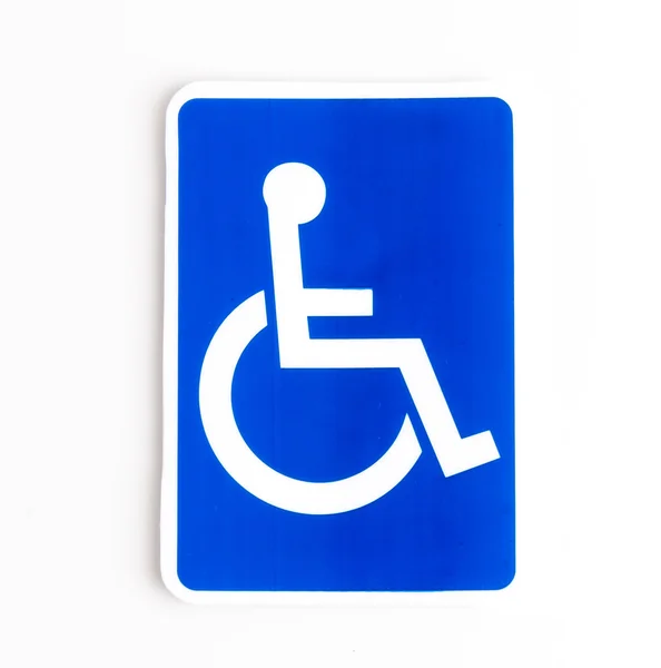 Знак инвалида — стоковое фото