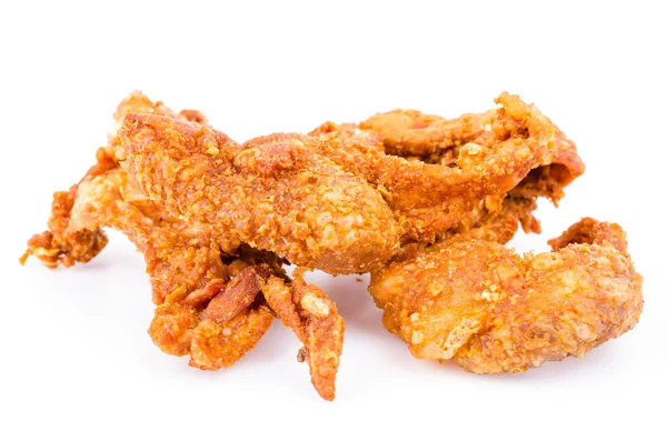 Stekt kyckling hud — Stockfoto