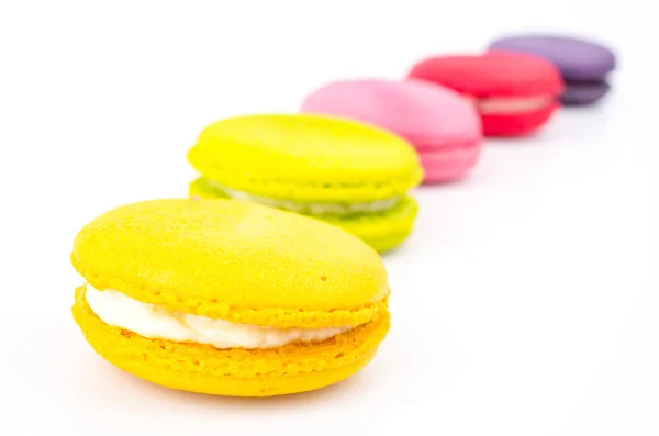 Färgglada macaroon — Stockfoto