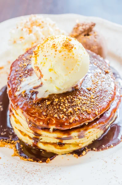 Glass pannkaka — Stockfoto