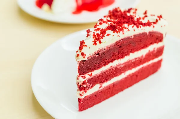 Червоний оксамит торт — стокове фото